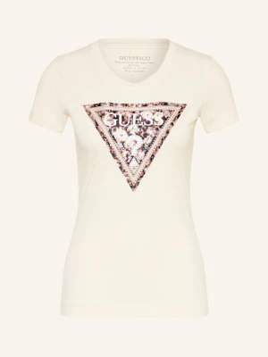 Guess T-Shirt Z Ćwiekami weiss