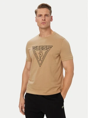 Guess T-Shirt Z6YI20 K5016 Beżowy Regular Fit