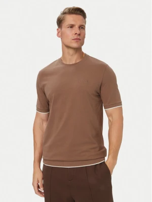 Guess T-Shirt Z6YI23 K5025 Brązowy Regular Fit