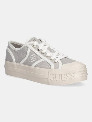 Guess tenisówki ISSAH kolor beżowy FLPISS FAL12
