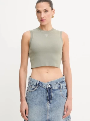 Guess top ALEXIA damski kolor zielony W4GZ34 Z3F40