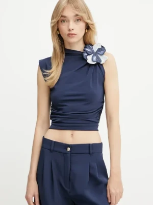 Guess top ARIANE kolor granatowy z półgolfem W5GP32 J1314