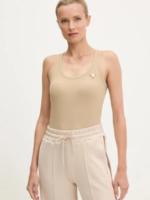 Guess top COLETTE damski kolor beżowy V4YP06 K8RT2