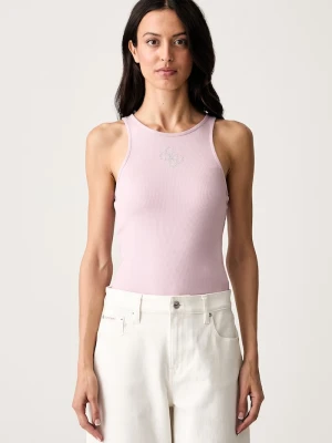 Guess top damski GUENDALINA różowy