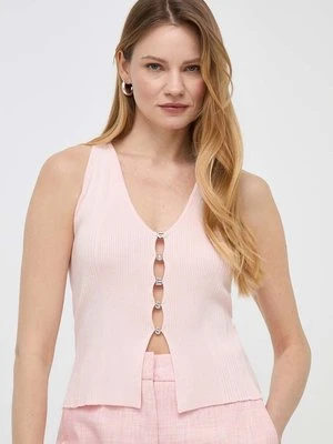 Guess top damski kolor różowy W4GR34 Z2YK2