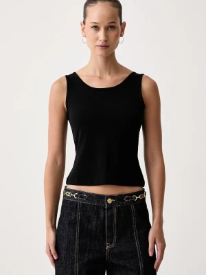 Guess top damski z lyocellem JUNIE czarny