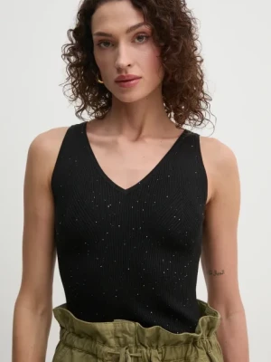 Guess top EDEN damski kolor czarny W5RR18 Z34O0