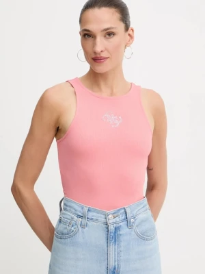 Guess top GUENDALINA kolor pomarańczowy W5GP57 KCV52