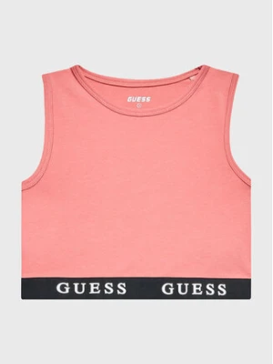 Guess Top J2YI34 KABR0 Różowy Slim Fit