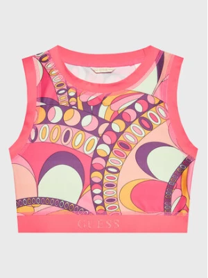 Guess Top J3GI27 MC01P Różowy Slim Fit