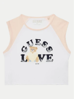 Guess Top J5GI12 K6YW4 Biały Regular Fit