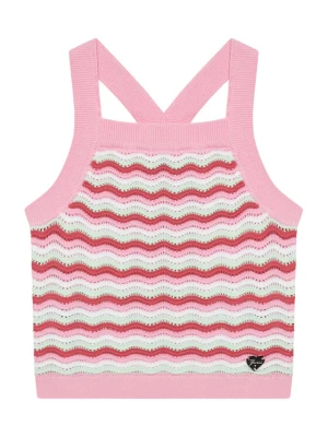 Guess Top J5GR06 Z3MR1 Różowy Regular Fit