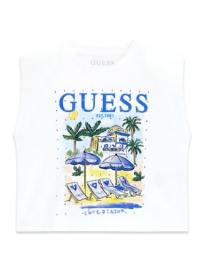 Guess Top J6GI12 K8HM4 Biały Regular Fit