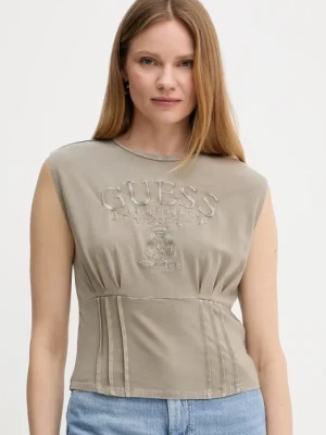 Guess top kolor beżowy W5GI22 K49A1