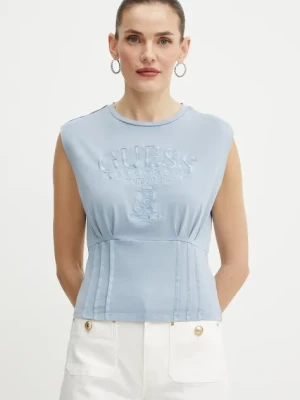 Guess top kolor niebieski W5GI22 K49A1