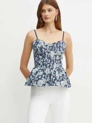 Guess top MARGAUX kolor niebieski wzorzysta W4BH80 D5JC0