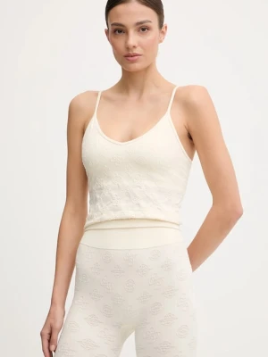 Guess top PEONY kolor beżowy V5YP05 Z3OA0