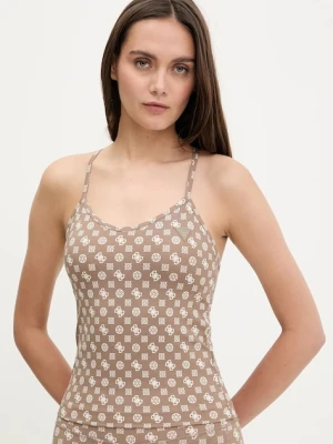 Guess top PEONY kolor beżowy V5YP11 MC03W