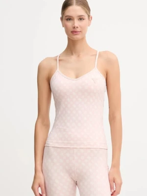 Guess top PEONY kolor różowy V5YP11 MC03W