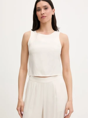 Guess top plażowy damski ZOE beżowy