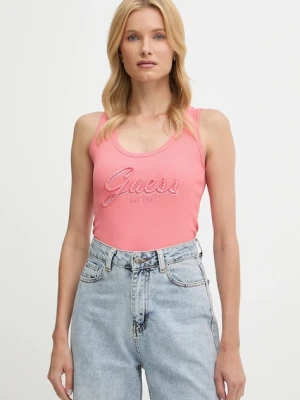 Guess top RAISSA kolor pomarańczowy W5YP00 KCXJ2