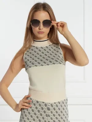 GUESS Top SL RN LISE 4G SWTR | Slim Fit