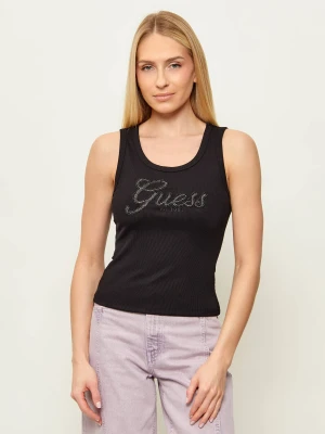 GUESS Top | Slim Fit czarny
