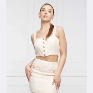 GUESS Top | Slim Fit | z dodatkiem wełny
