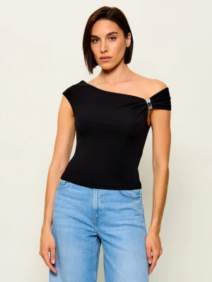 GUESS Top Suni | Slim Fit czarny