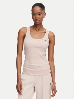 Guess Top V4YP06 K8RT2 Różowy Slim Fit