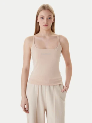 Guess Top V5GP22 J1314 Beżowy Slim Fit