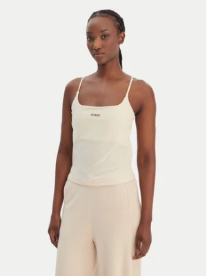 Guess Top V6GP18 K3470 Écru Regular Fit