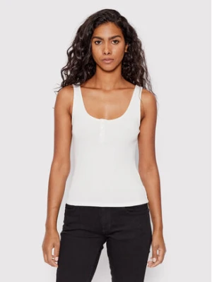 Guess Top W2YI00 KA0H1 Biały Slim Fit