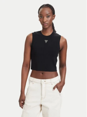 Guess Top W4GZ34 Z3F40 Czarny Slim Fit