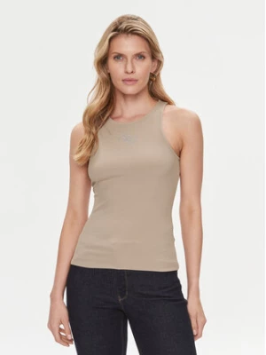 Guess Top W4RP43 KAZH2 Beżowy Slim Fit