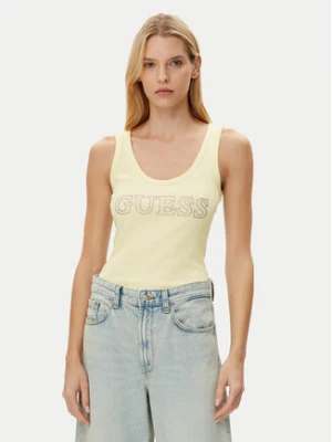 Guess Top W5GP29 KA0H1 Zielony Regular Fit