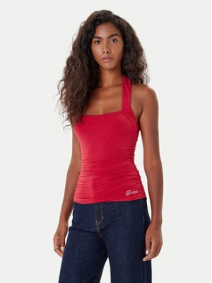 Guess Top W5YP28 KACM2 Czerwony Regular Fit