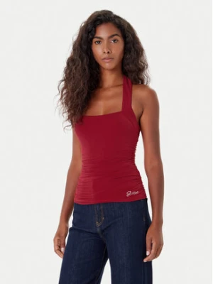 Guess Top W5YP28 KACM2 Czerwony Regular Fit