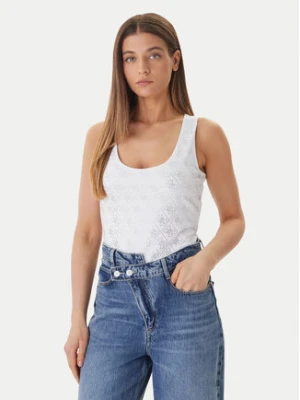 Guess Top W6GP10 K2932 Biały Regular Fit