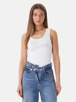 Guess Top W6GP22 K2954 Biały Regular Fit
