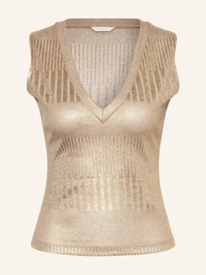 Guess Top Z Dzianiny Marilena gold