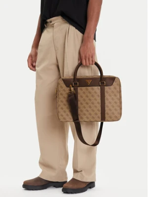 Guess Torba na laptopa Vezzola Smart HMEVZL P3138 Beżowy