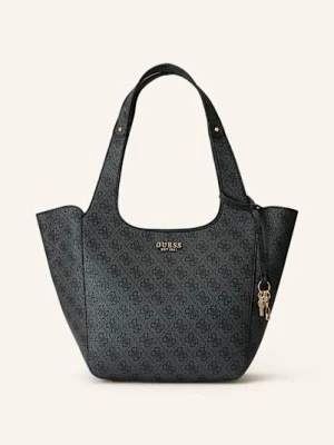 Guess Torba Shopper Calista Z Saszetką grau