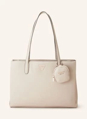 Guess Torba Shopper Power Play Z Saszetką beige