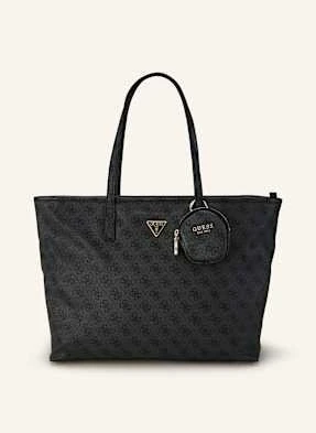 Guess Torba Shopper Power Play Z Saszetką grau