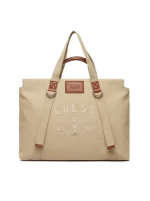Guess Torba weekendowa HMOSCM P6246 Beżowy jasny