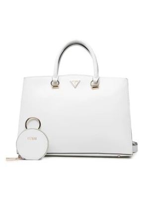 Guess Torebka Alexie Lrg Girlfriend Satchel HWVG84 16070 Biały