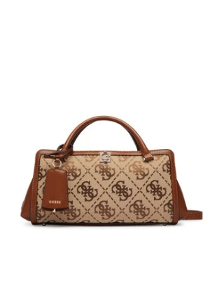 Guess Torebka Audrey Logo HWJG97 55060 Brązowy jasny