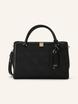 Guess Torebka Audrey schwarz CZARNY