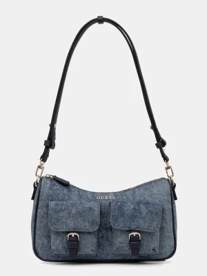 Guess torebka bagietka damska bawełniana KASSIE